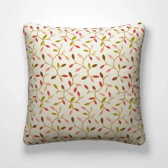 Cushion Cover with Leaf Design - Juliet Chintz