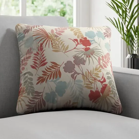 Cushion Cover with Leaf Design - Tutti Frutti