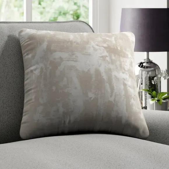 Cushion Cover with Marble Design - Pebble image