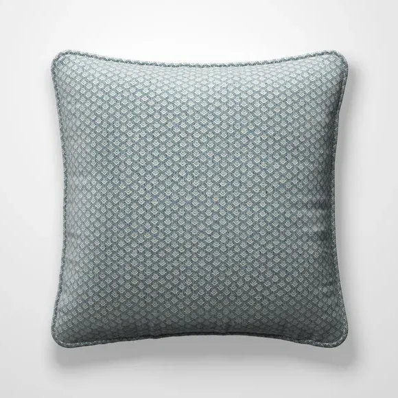 Cushion Cover with Motif Design - Blue