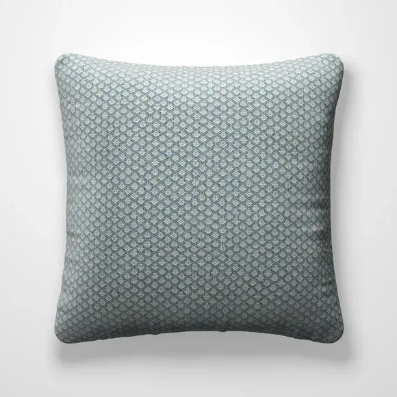 Cushion Cover with Motif Design - Blue