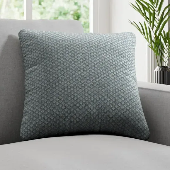 Cushion Cover with Motif Design - Blue image