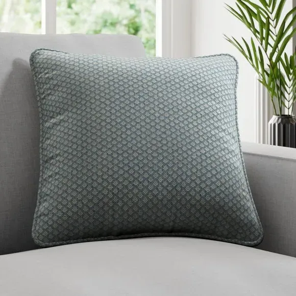 Cushion Cover with Motif Design - Blue