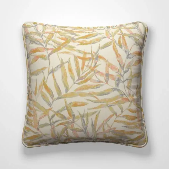 Cushion Cover with Piped Edge - Apricot