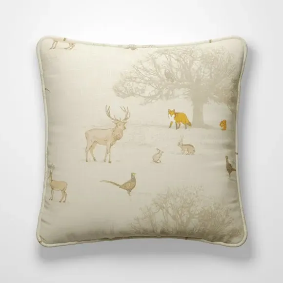 Cushion Cover with Piped Edge - Autumn