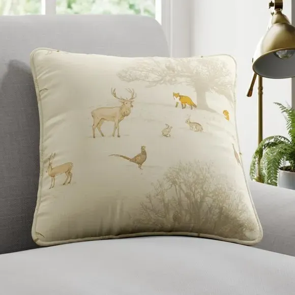 Cushion Cover with Piped Edge - Autumn