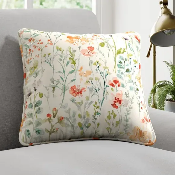 Cushion Cover with Piped Edge - Clementine