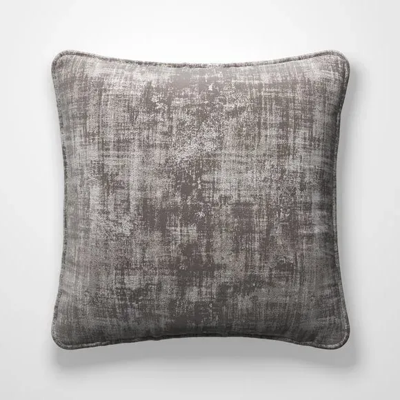 Cushion Cover with Piped Edge - Cool Grey