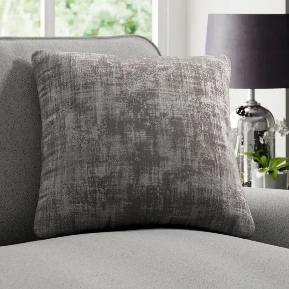 Cushion Cover with Piped Edge - Cool Grey image