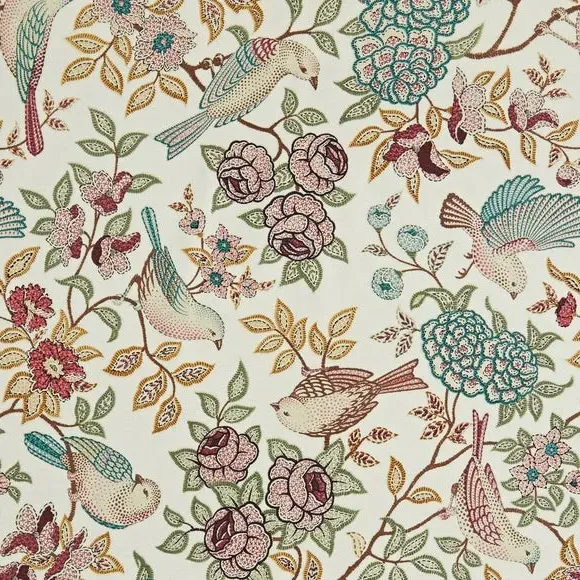 Cushion Cover with Piped Edge - Fern, Fabric