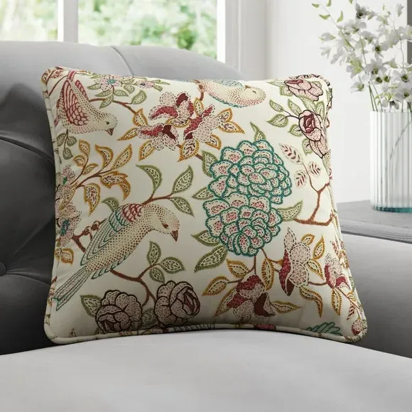 Cushion Cover with Piped Edge - Fern, Fabric