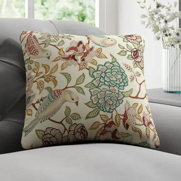 Cushion Cover with Piped Edge - Fern, Fabric image