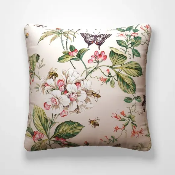 Cushion Cover with Piped Edge - Multi, Fabric