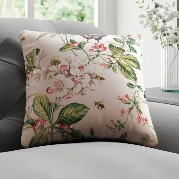 Cushion Cover with Piped Edge - Multi, Fabric image