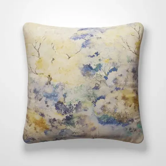 Cushion Cover with Piped Edge - Navy