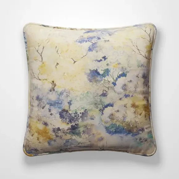 Cushion Cover with Piped Edge - Navy