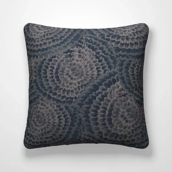 Cushion Cover with Piped Edge - Navy