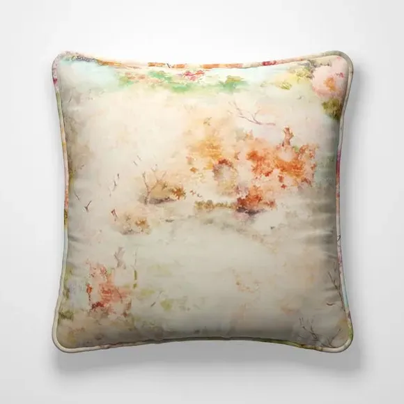 Cushion Cover with Piped Edge - Orange