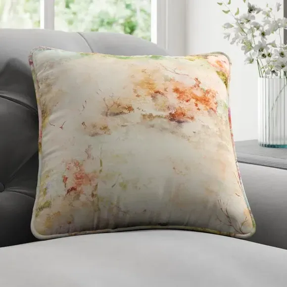 Cushion Cover with Piped Edge - Orange