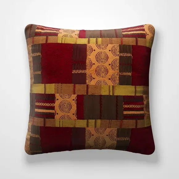 Cushion Cover with Piped Edge - Plum, Chenille