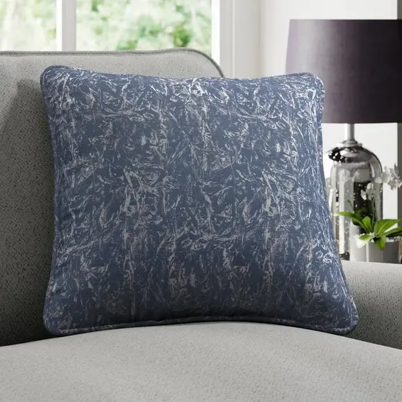 Cushion Cover with Piped Edge - Sky Blue