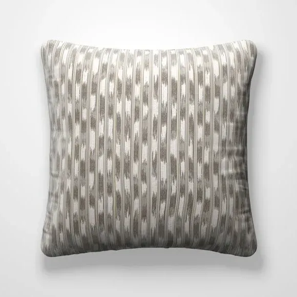 Cushion Cover with Piped Edge - Slate, Jacquard