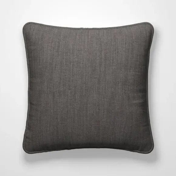 Cushion Cover with Piped Edge - Soft Grey