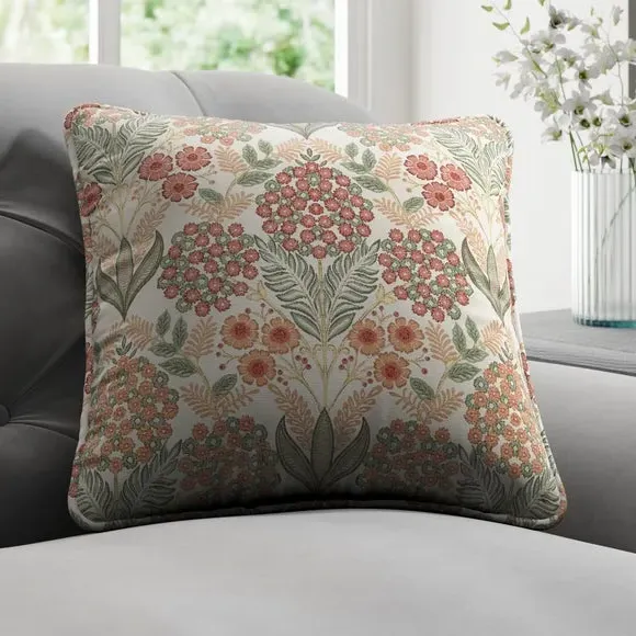 Cushion Cover with Piped Edge - Spice, Polyester