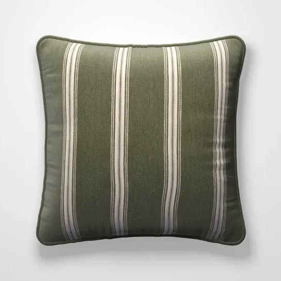 Cushion Cover with Piped Edge - Spruce, Jacquard