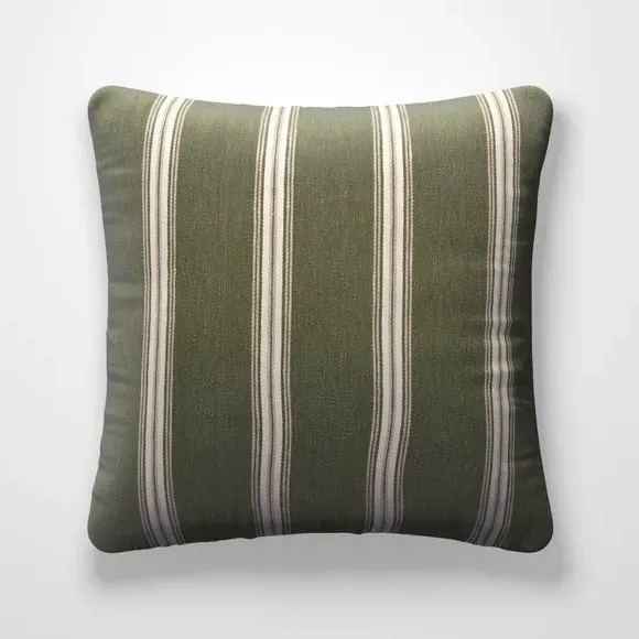 Cushion Cover with Piped Edge - Spruce, Jacquard