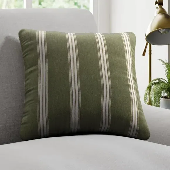 Cushion Cover with Piped Edge - Spruce, Jacquard