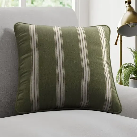 Cushion Cover with Piped Edge - Spruce, Jacquard
