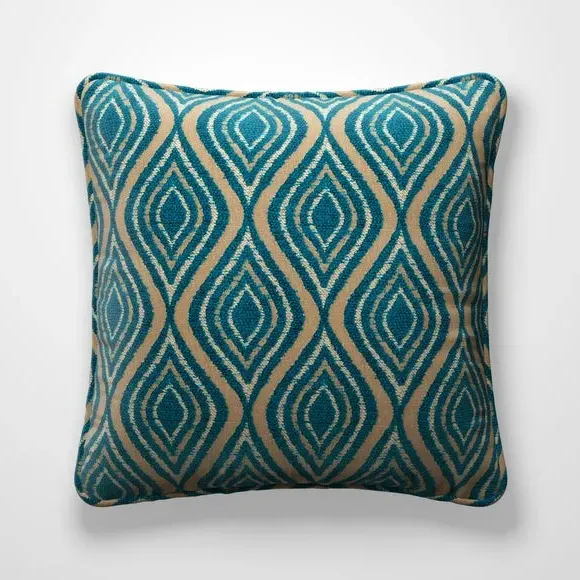 Cushion Cover with Piped Edge - Teal