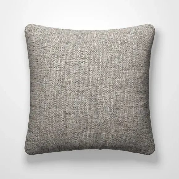 Cushion Cover with Piped Edge - Titanium