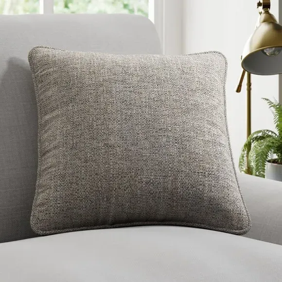 Cushion Cover with Piped Edge - Titanium