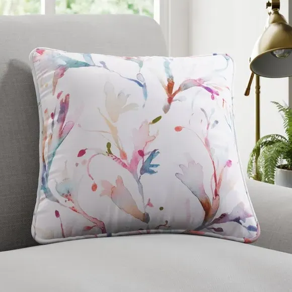 Cushion Cover with Seaweed Design - Abalone, Cotton