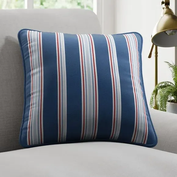 Cushion Cover with Stripe Design - Polyester