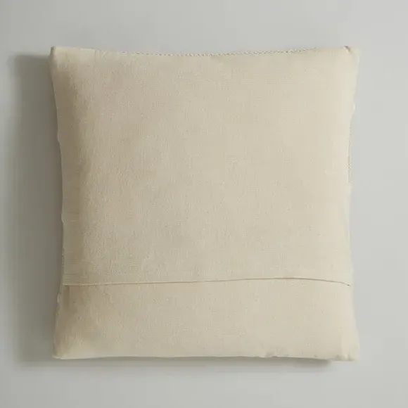 Cushion Cover with Striped Design - Cream