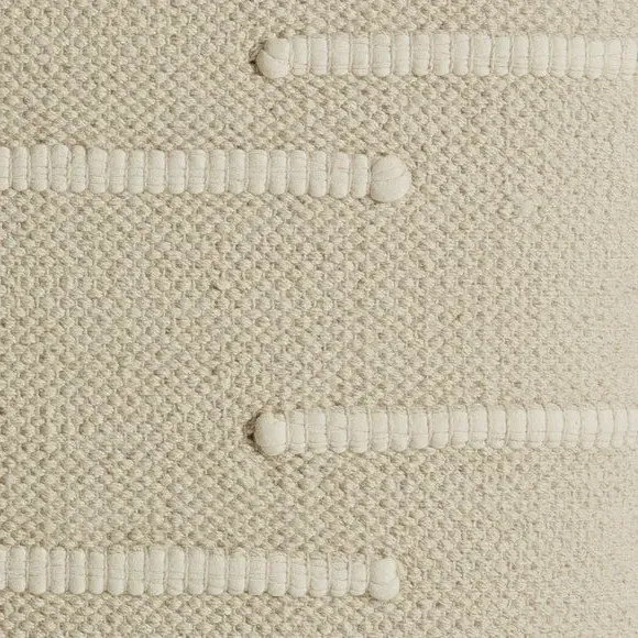 Cushion Cover with Striped Design - Cream