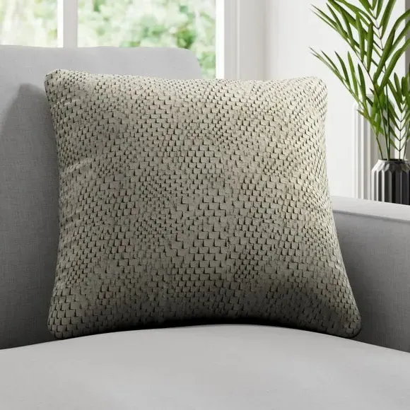 Cushion Cover with Texture - Spruce, Polycotton