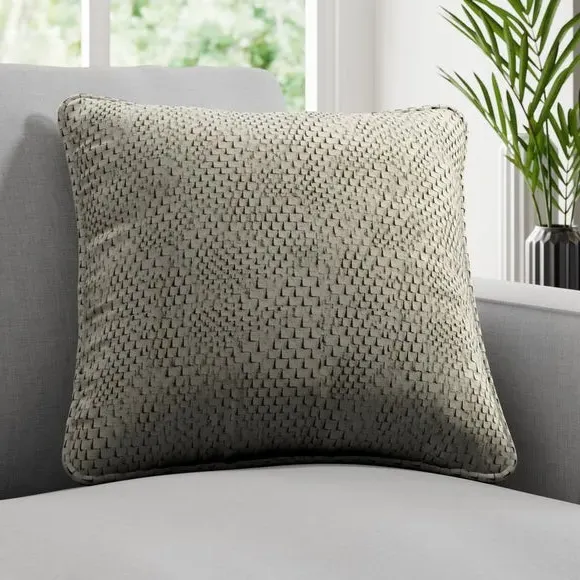 Cushion Cover with Texture - Spruce, Polycotton