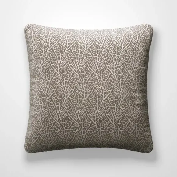 Cushion Cover with Textured Design - Grey