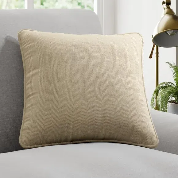 Cushion Cover with Textured Design - Natural