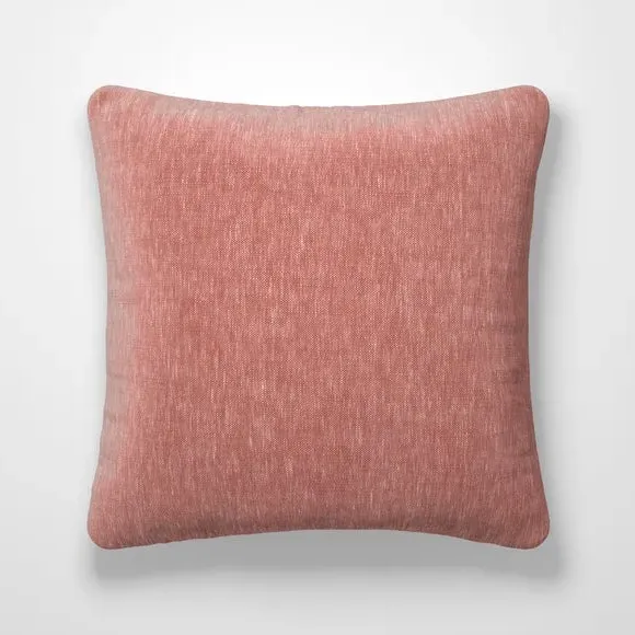 Cushion Cover with Woven Design - Berry