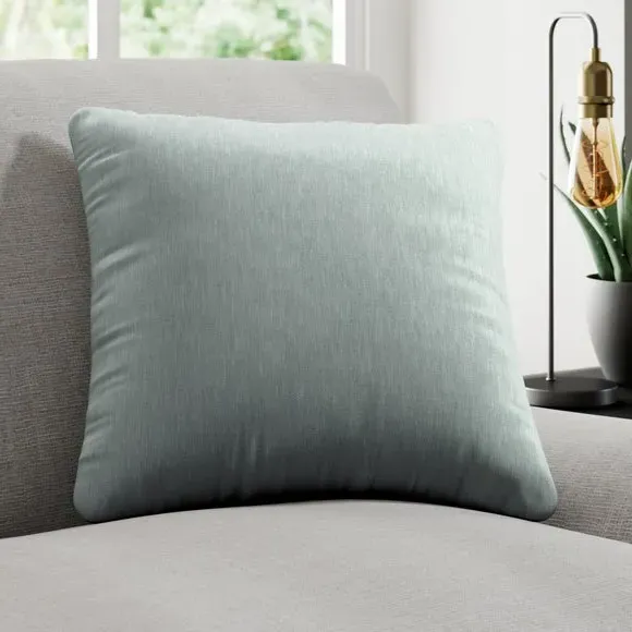 Cushion Cover with Woven Design - Chambray