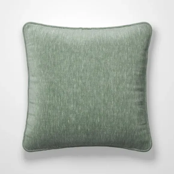 Cushion Cover with Woven Design - Kingfisher