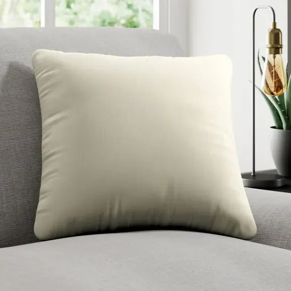 Cushion Cover with Woven Design - Pearl