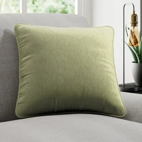 Cushion Cover with Woven Design - Pistachio