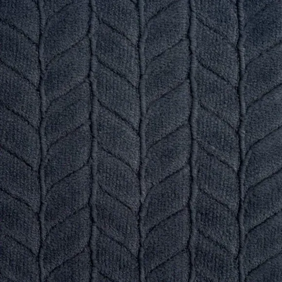 Cushion Cover with Zip Fastening - Charcoal