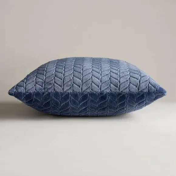 Cushion Cover with Zip Fastening - Denim